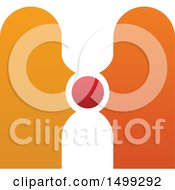 Clipart Of An Abstract Letter H Logo Royalty Free Vector Illustration