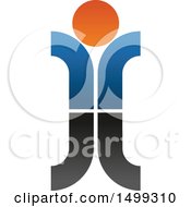 Clipart Of An Abstract Letter J Logo Royalty Free Vector Illustration
