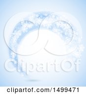 Poster, Art Print Of Snowflake Swoosh Background