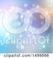 Clipart Of A Gradient Flare And Star Background Royalty Free Vector Illustration