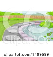 Poster, Art Print Of Bog Garden And Path