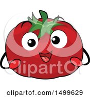 Poster, Art Print Of Happy Tomato Character Mascot