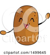 Poster, Art Print Of Happy Potato Character Mascot