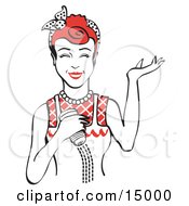 Poster, Art Print Of Happy Red Haired Woman Using A Salt Shaker While Cooking