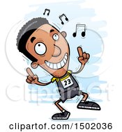 Poster, Art Print Of Black Male Track And Field Athlete Doing A Happy Dance