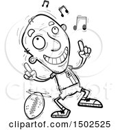 Poster, Art Print Of Senior Male Football Player Doing A Happy Dance