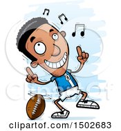 Poster, Art Print Of Black Male Football Player Doing A Happy Dance