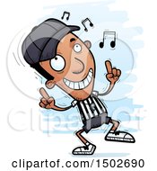 Poster, Art Print Of Black Male Referee Doing A Happy Dance