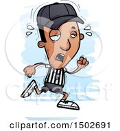 Poster, Art Print Of Tired Running Black Male Referee