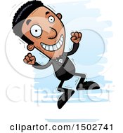 Poster, Art Print Of Jumping African American Man In A Tuxedo