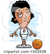 Poster, Art Print Of Sad Black Female Basketball Player