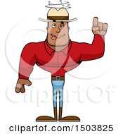 Poster, Art Print Of Drunk Buff African American Male Cowboy