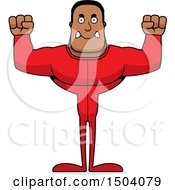 Poster, Art Print Of Mad Buff African American Man In Pjs