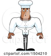 Poster, Art Print Of Surprised Buff African American Male Chef