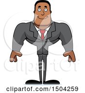 Poster, Art Print Of Happy Buff African American Business Man