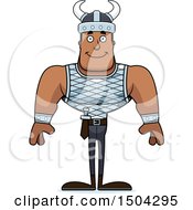 Poster, Art Print Of Happy Buff African American Male Viking