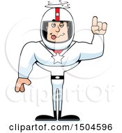 Clipart Of A Drunk Buff Caucasian Male Race Car Driver Royalty Free Vector Illustration