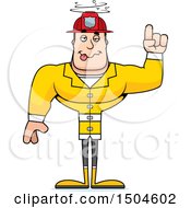 Clipart Of A Drunk Buff Caucasian Male Royalty Free Vector Illustration