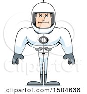 Poster, Art Print Of Bored Buff Caucasian Male Astronaut