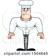 Poster, Art Print Of Bored Buff Caucasian Male Chef