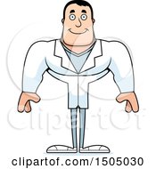 Poster, Art Print Of Happy Buff Caucasian Male Doctor