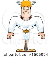 Clipart Of A Happy Buff Caucasian Male Hermes Royalty Free Vector Illustration by Cory Thoman