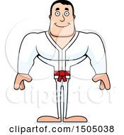 Poster, Art Print Of Happy Buff Caucasian Karate Man