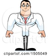 Poster, Art Print Of Happy Buff Caucasian Male Scientist