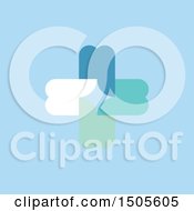 Clipart Of A Tooth Cross Dental Design Royalty Free Vector Illustration