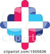 Clipart Of A Medical Cross Design Royalty Free Vector Illustration