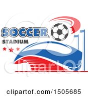 Stadium Arena And Soccer Ball Design