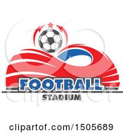Stadium Arena And Soccer Ball Design