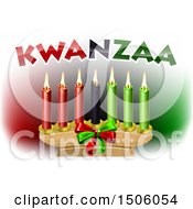 Poster, Art Print Of Kwanzaa Candles And Text