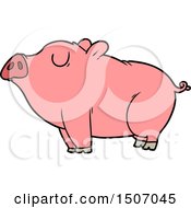 Animal Clipart Cartoon Pig