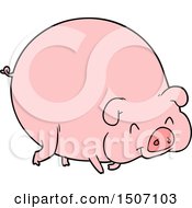 Animal Clipart Cartoon Pig