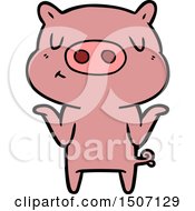 Animal Clipart Cartoon Content Pig