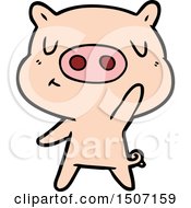 Animal Clipart Cartoon Content Pig