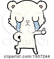 Crying Polar Bear Cartoon