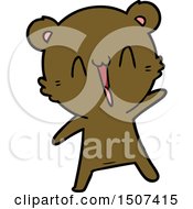 Happy Bear Cartoon