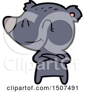 Smiling Bear Cartoon