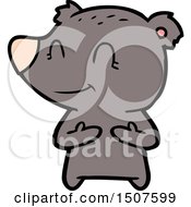 Friendly Bear Cartoon