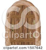 Poster, Art Print Of Wooden Door