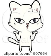 Poster, Art Print Of Cartoon Cat