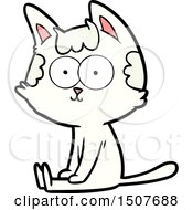 Poster, Art Print Of Happy Cartoon Cat