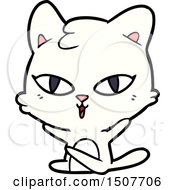 Poster, Art Print Of Cartoon Cat