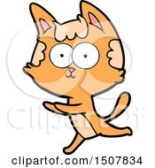 Happy Cartoon Cat