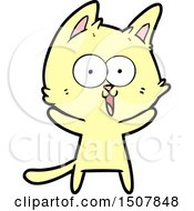 Poster, Art Print Of Funny Cartoon Cat