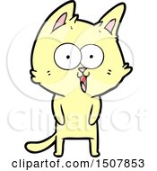 Poster, Art Print Of Funny Cartoon Cat