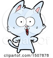 Poster, Art Print Of Funny Cartoon Cat