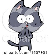 Poster, Art Print Of Funny Cartoon Cat